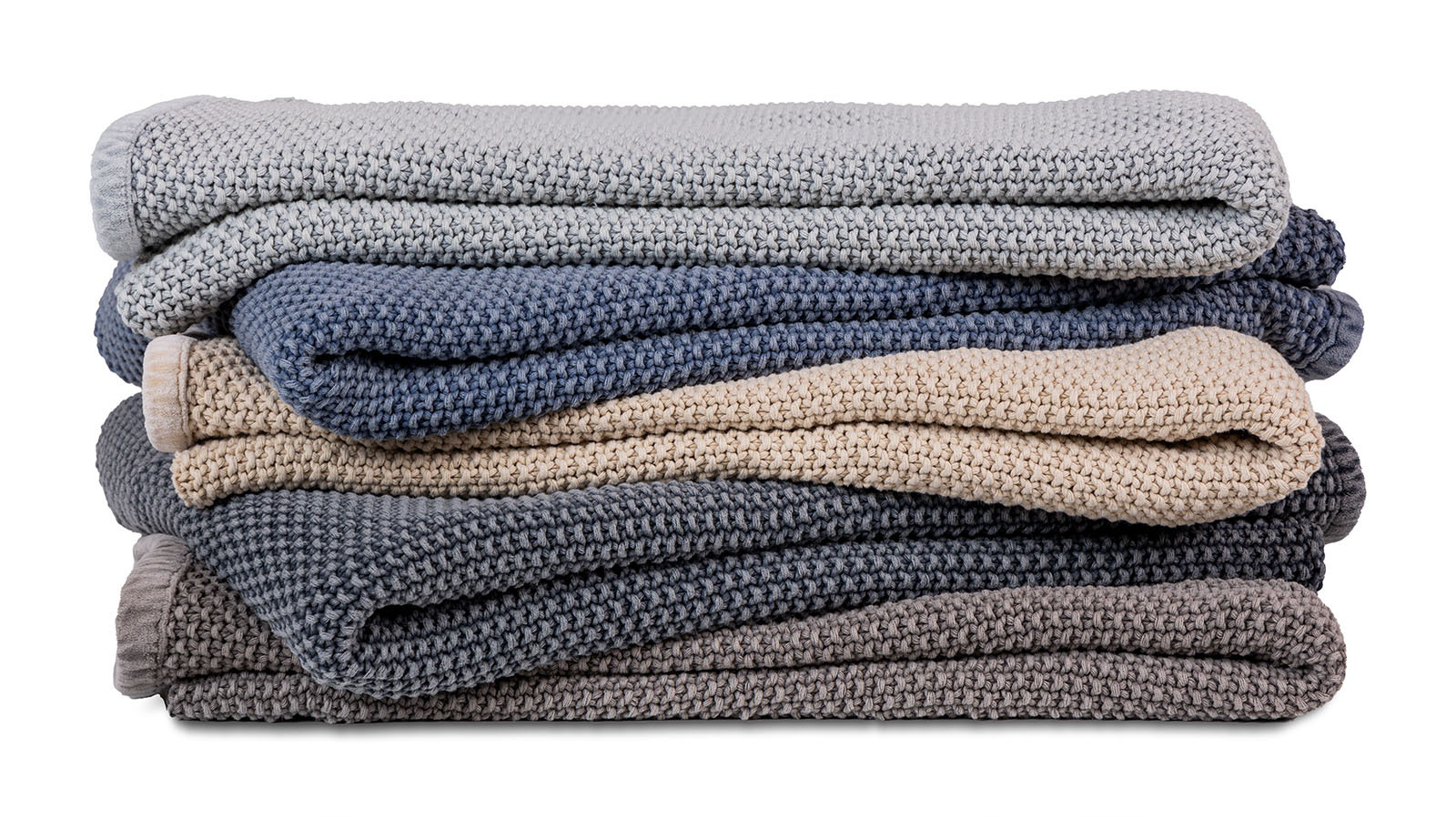 Плед вязаный Universal (петля) 130x180, цвет серый меланж в мебель-центре Озерцо