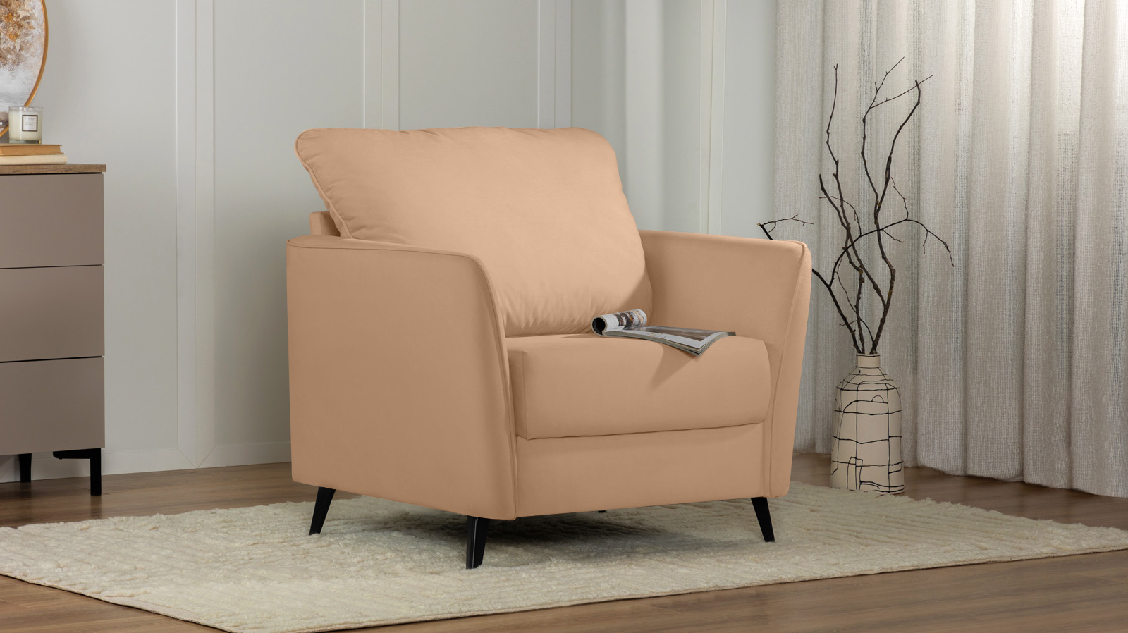 Кресло Laguna, Тк. Casanova Beige 87x92.5 — купить в Озерце