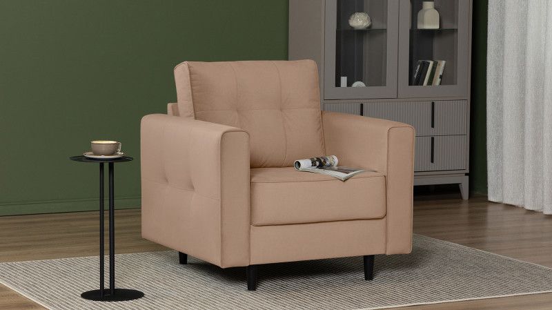 Кресло Amani Pro, Тк. Casanova Stone (подлокотник: 15 см) 89x93.5 — купить в Озерце