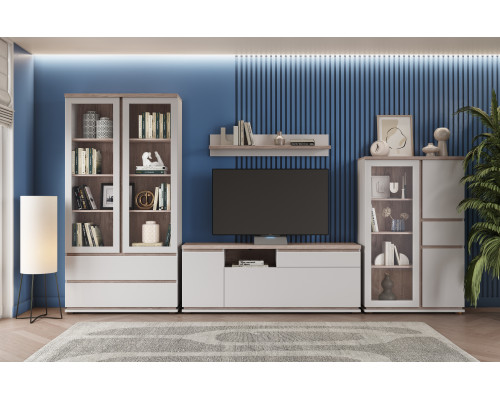 Стенка горка для гостиной №2 Лима - заказать на Ozerco.com Стенка горка для гостиной №2 Лима — Мебель-центр Озерцо