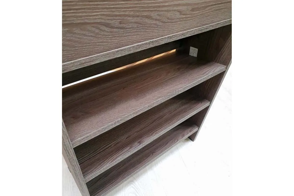 Обувница Бриз 13 (Анкор тёмный) — Мебель-центр Озерцо