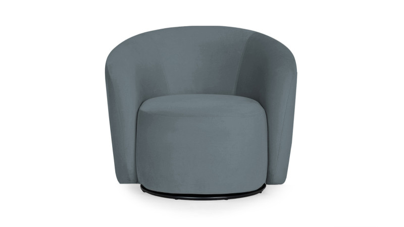 Кресло поворотное Nuage, ткань Sky Velvet 18 86x90 — купить в Озерце