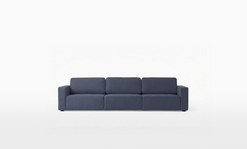 Диван Ralf, 3-х секционный, ткань Royal I Indigo 122x346 — купить в Озерце
