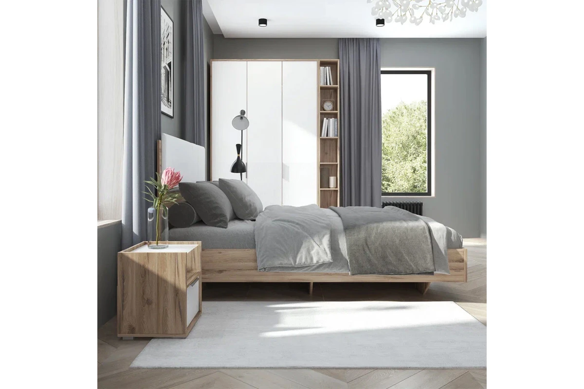 Стеллаж Николь №9 (Дуб Альпийский) в мебель-центре Озерцо