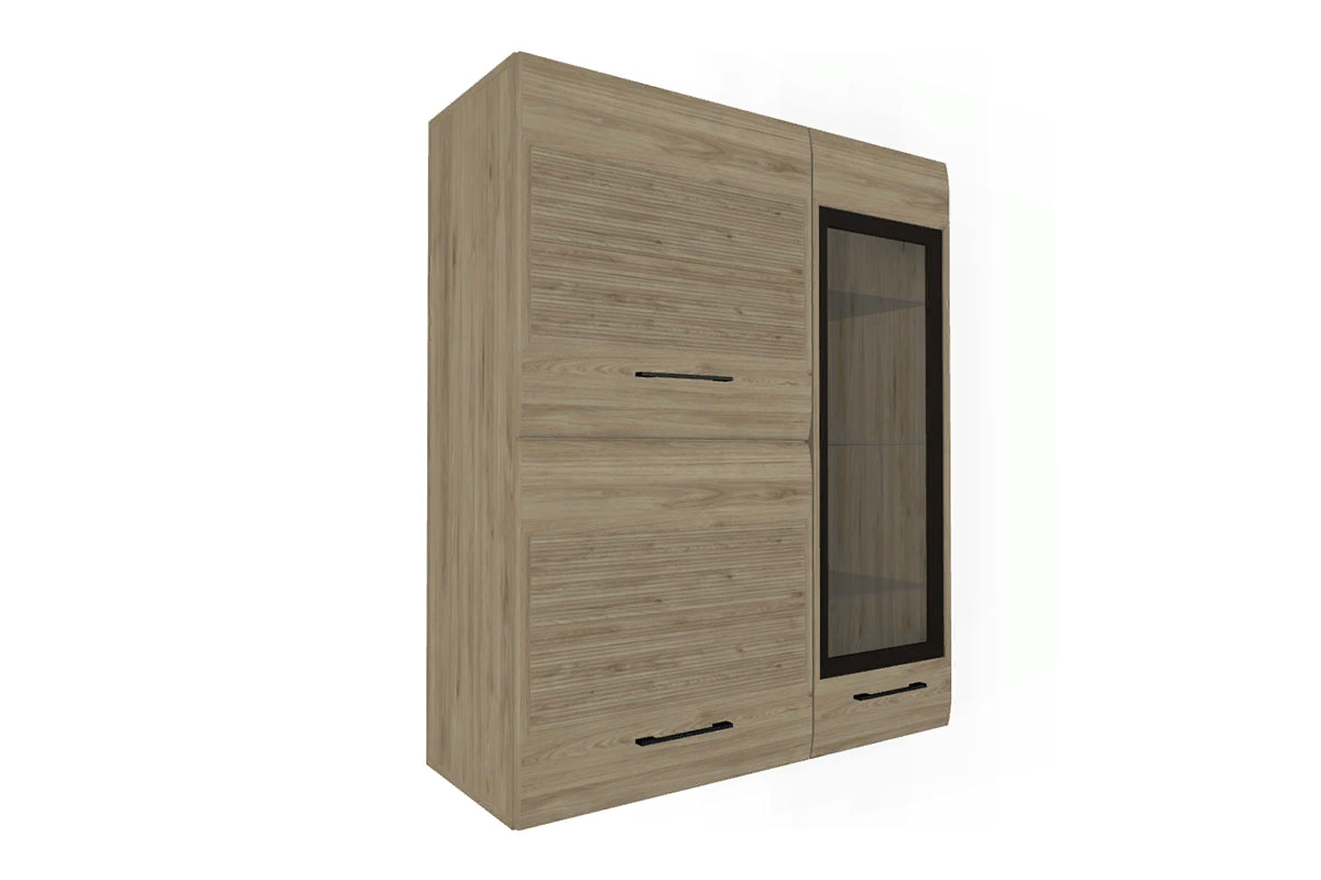 Гостиная Камелия-6 (Гикори Джексон Светлый) — Мебель-центр Озерцо