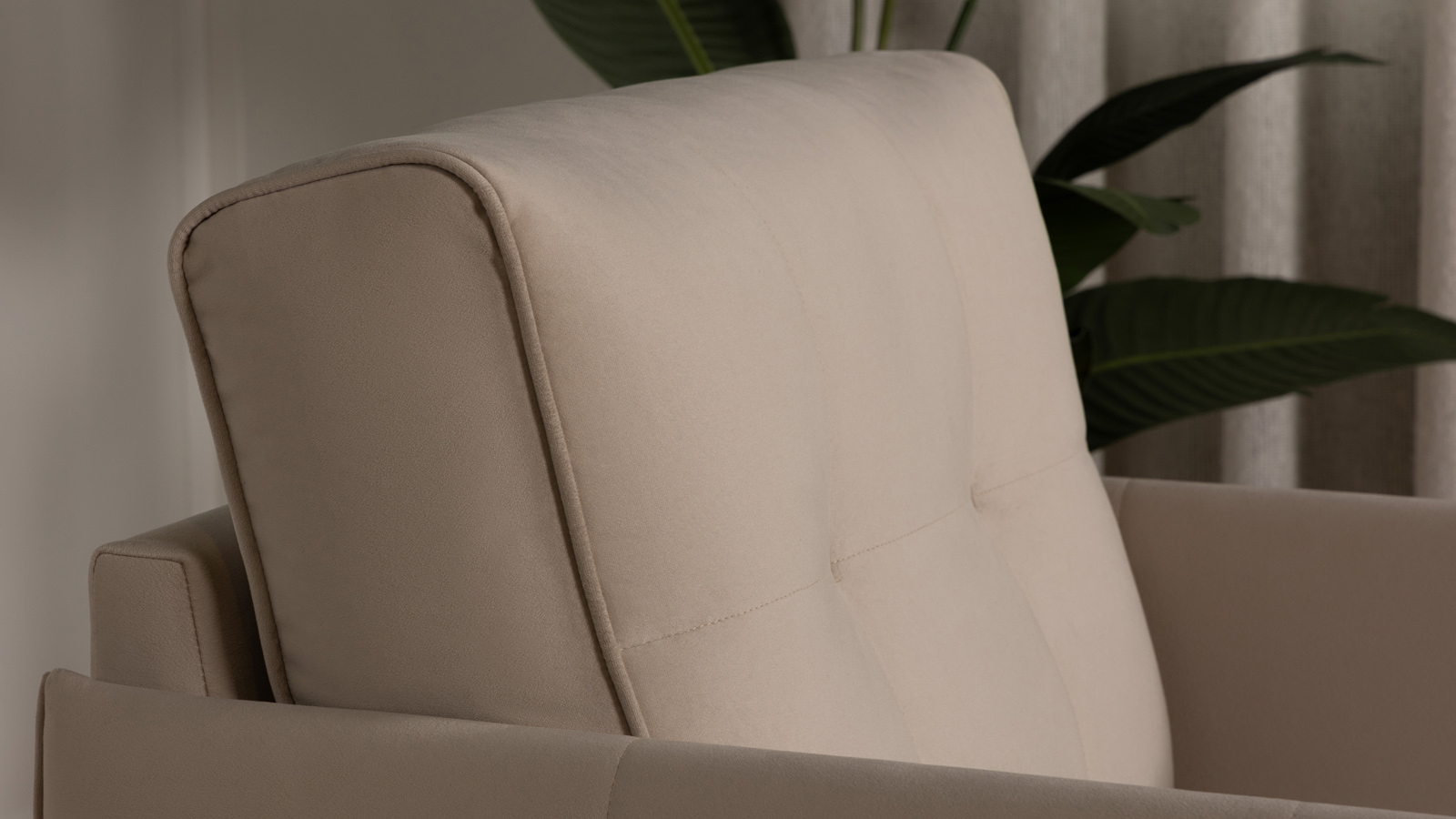 Кресло Amani Pro, Тк. Sky Velvet 03 (подлокотник: 5 см) 73.5x89 — купить в Озерце