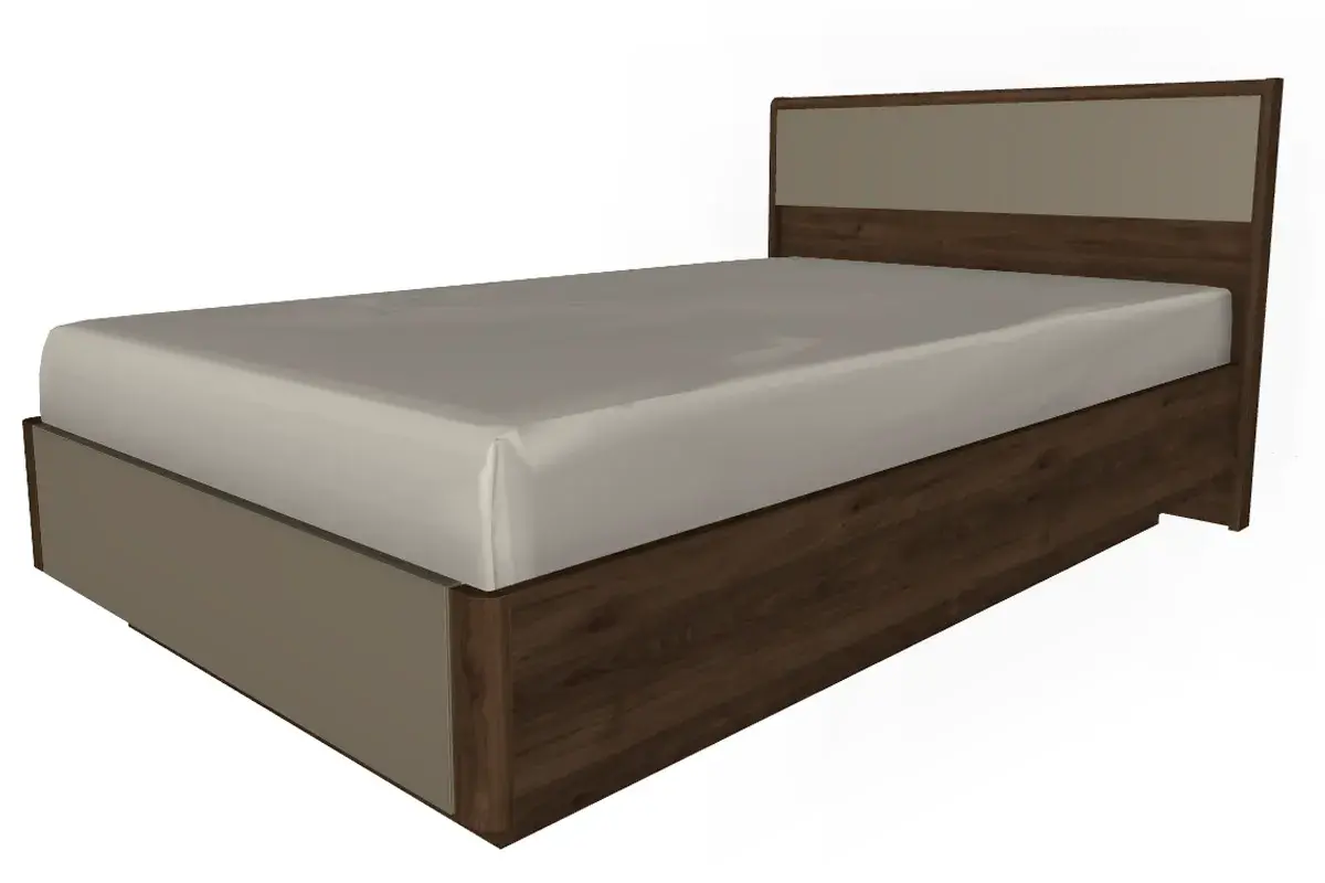 Детская Грейс композиция 5 (Гикори Джексон Темный/Латте Матовый) — Мебель-центр Озерцо