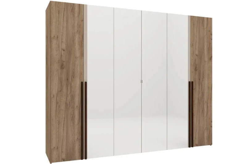 Шкаф для одежды и белья Кара 7 (Дуб Табачный Craft) в мебель-центре Озерцо