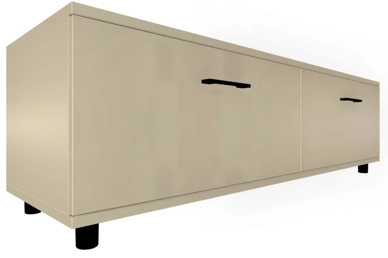 Тумба ТБ-5039-СК-КГ (Серый Кашемир/Кашемир Глянцевый) — Мебель-центр Озерцо