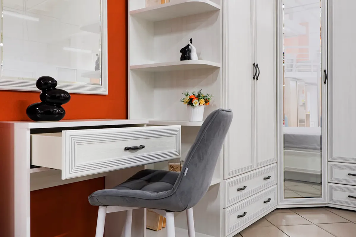 Шкаф ШК-1005 (Снежный Ясень) в мебель-центре Озерцо