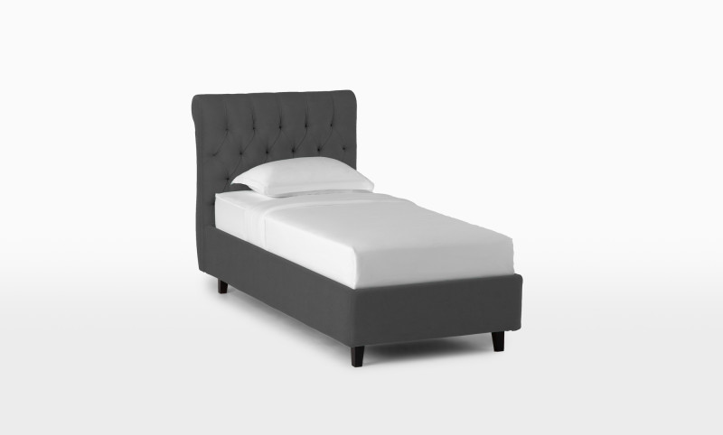 Кровать Allegro, ткань Sky Velvet 16, 90x200 - купить в Озерце