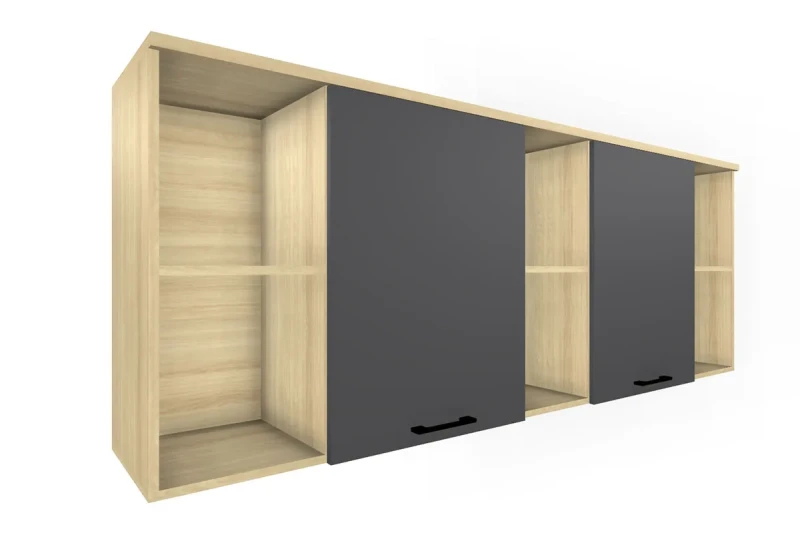 Антресоль АН-5010-АС-АМ (Ясень Асахи/Антрацит Матовый) в мебель-центре Озерцо