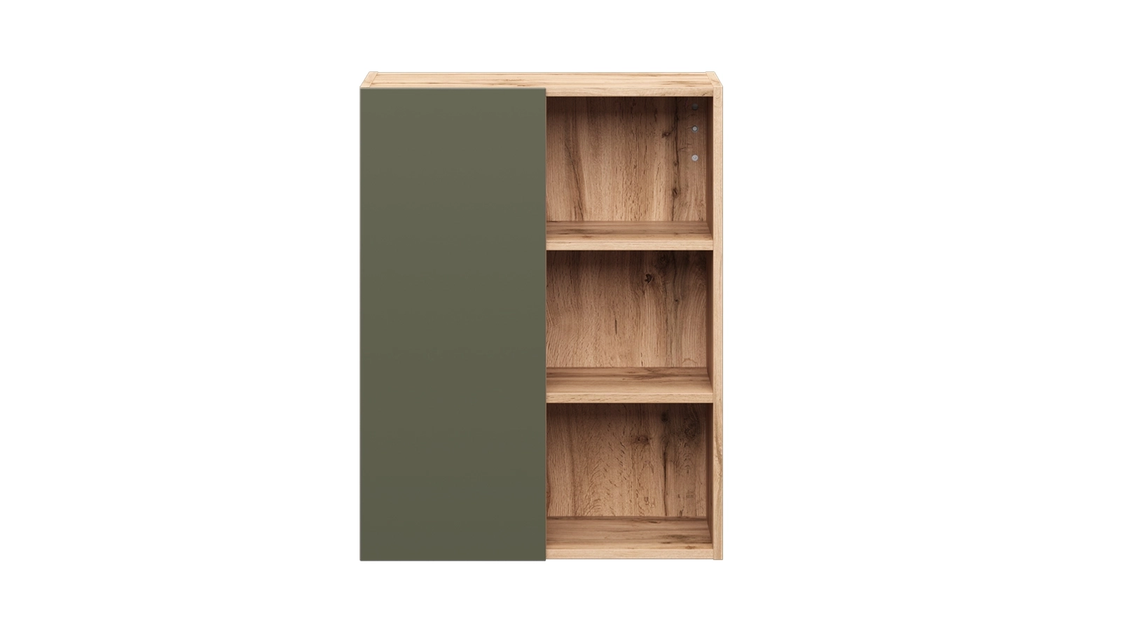 Шкаф навесной с полкой Avocado Базальт + Дуб Натюрель 31x60 — купить в Озерце