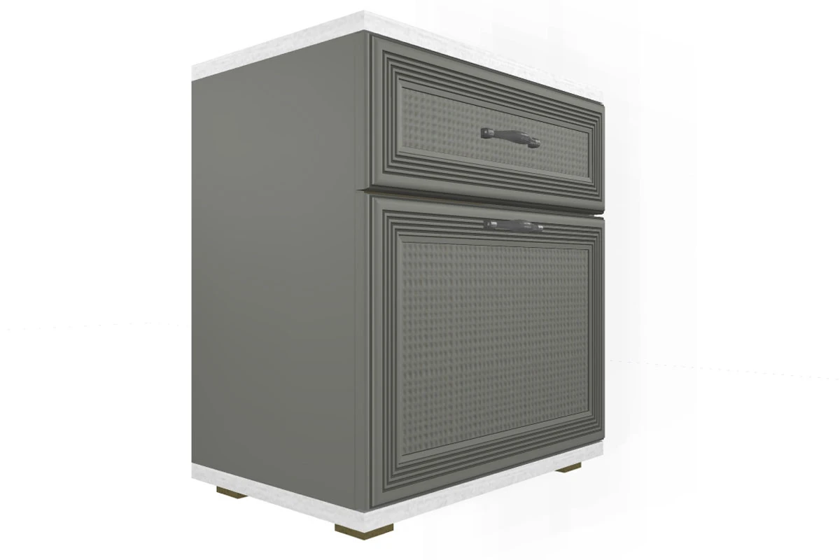 Готовый комплект для спальни СК-1005-СЯ-СО (Снежный Ясень/Серый Оникс) - купить в Озерце