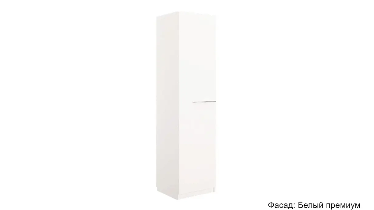 Шкаф однодверный Noble 57 см, цвет Белый премиум 53x57 — купить в Озерце