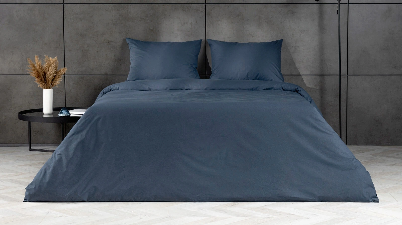 Постельное белье Comfort Cotton, цвет: Синий (евро) 200x220, без простыни в мебель-центре Озерцо