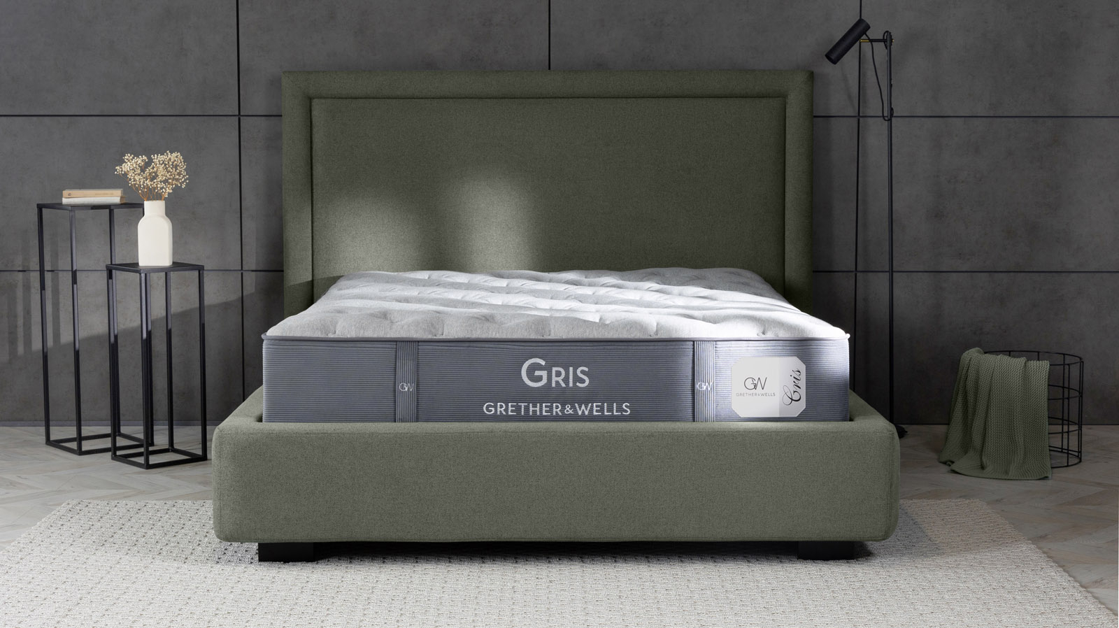 Анатомический матрас Grether & Wells Gris 90x200 - купить в Озерце