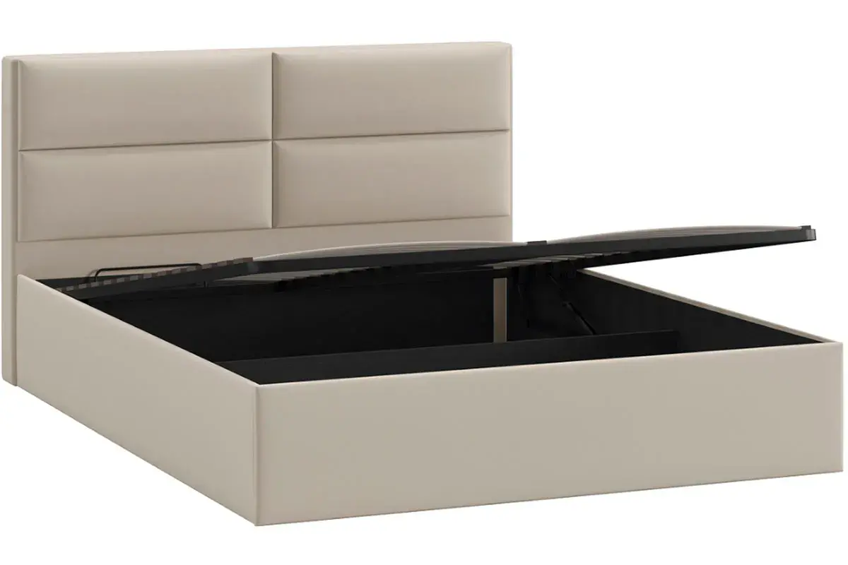 Кровать универсальная Глосс Тип 1 160х200 с ПМ и заглушиной (Велюр/Confetti Cream) - купить в Озерце