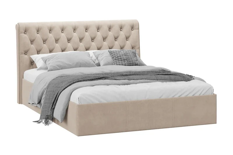 Кровать Скарлет с ПМ 160х200 (Мокко светлый) - купить в Озерце