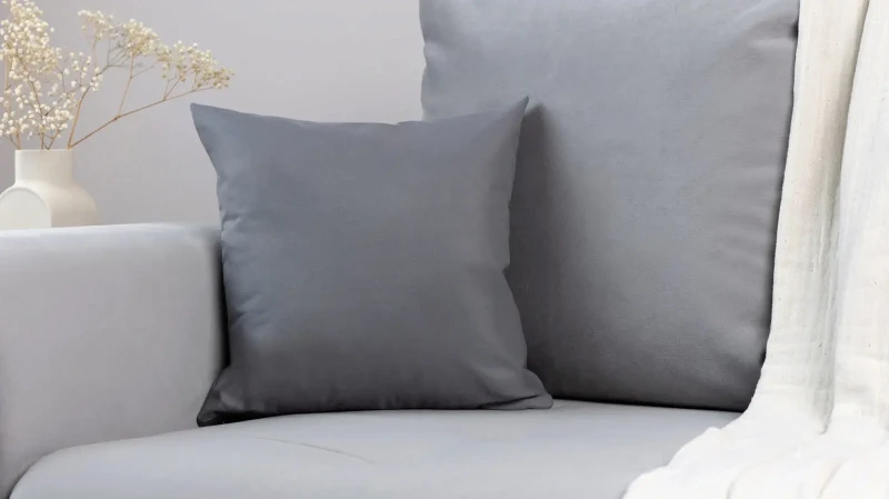 Подушка декоративная Basic 40x40, цвет Антрацит в мебель-центре Озерцо