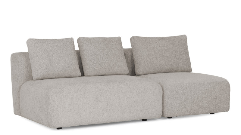 Диван модульный Molto, 2-секционный,125+ 85+125+85, ткань Forte 01 107x214 — купить в Озерце