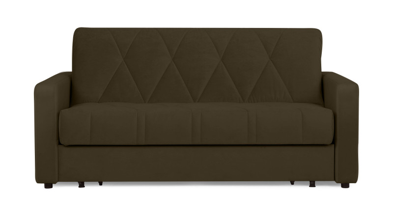 Диван - кровать Domo Pro стежка ромб, ткань Sky Velvet 12 160x216 — в мебель-центре Озерцо