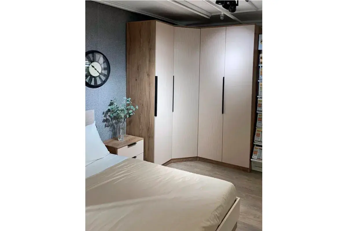 Шкаф 1-дверный для платья и белья Тоскана (Дуб Табачный/Бисквит) в мебель-центре Озерцо