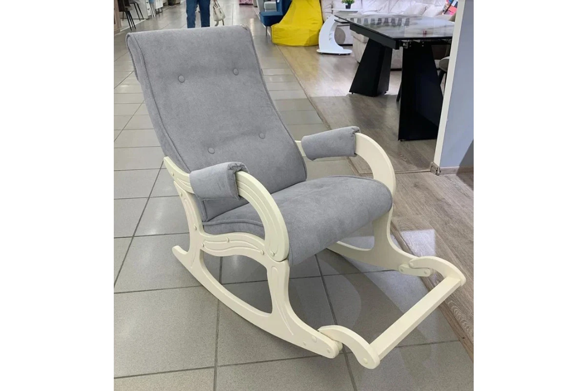 Кресло-качалка Лорд (2кор/707) (Verona Light Grey/Дуб шампань) — купить в Озерце