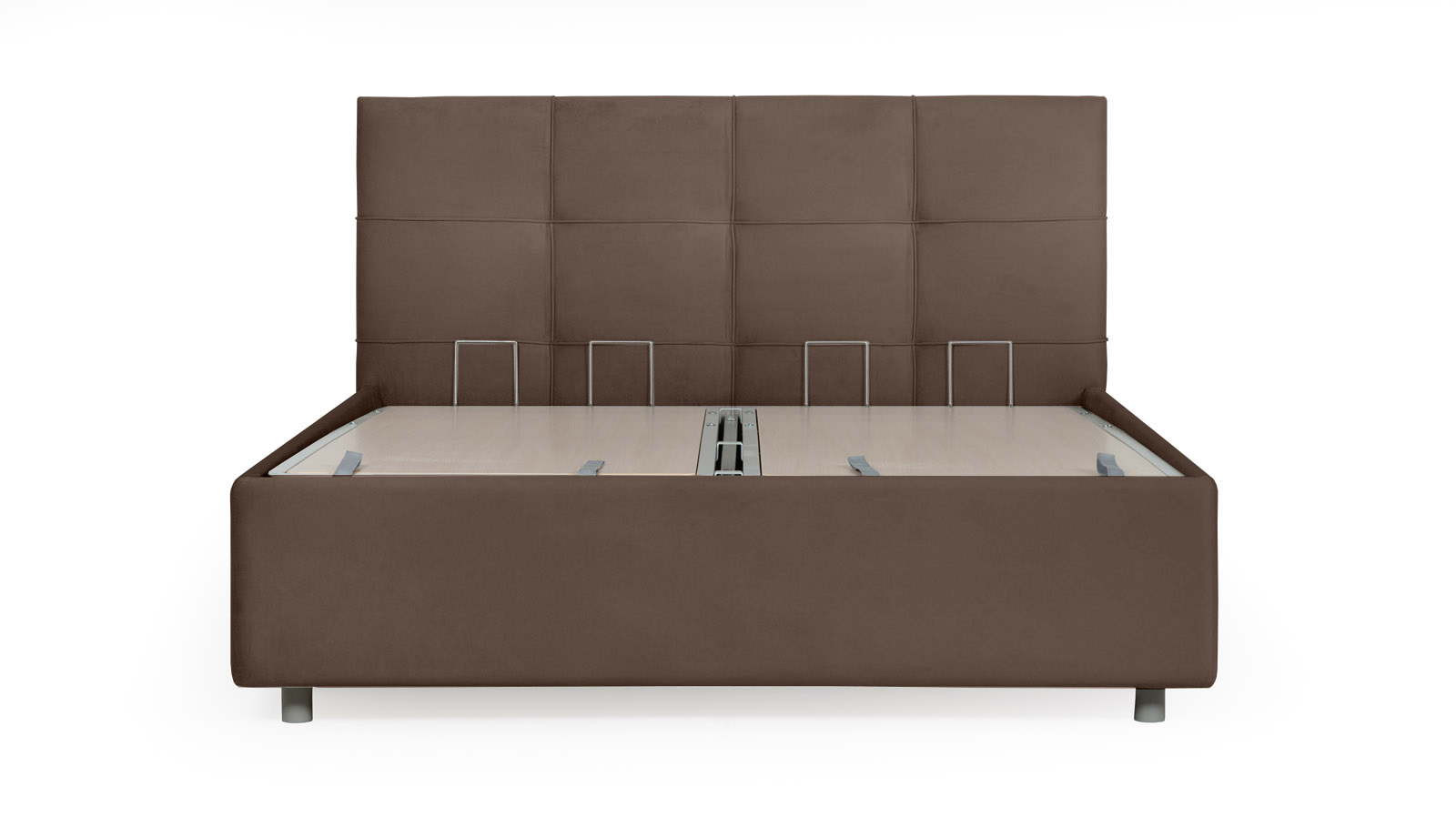 Кровать с подъемным механизмом Plato Elisa, ткань Casanova Chocolate, 90x200 - купить в Озерце