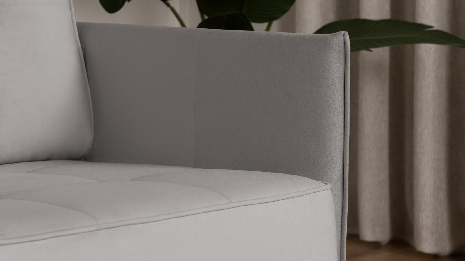 Кресло Amani Pro, Тк. Casanova Grey (подлокотник: 5 см) 73.5x89 — купить в Озерце