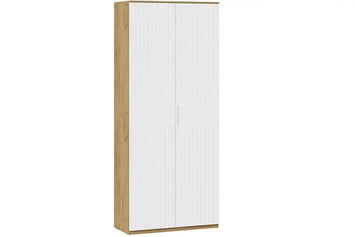 Спальный гарнитур Хилтон №3 (Дуб Крафт золотой/Белый матовый) - купить в Озерце