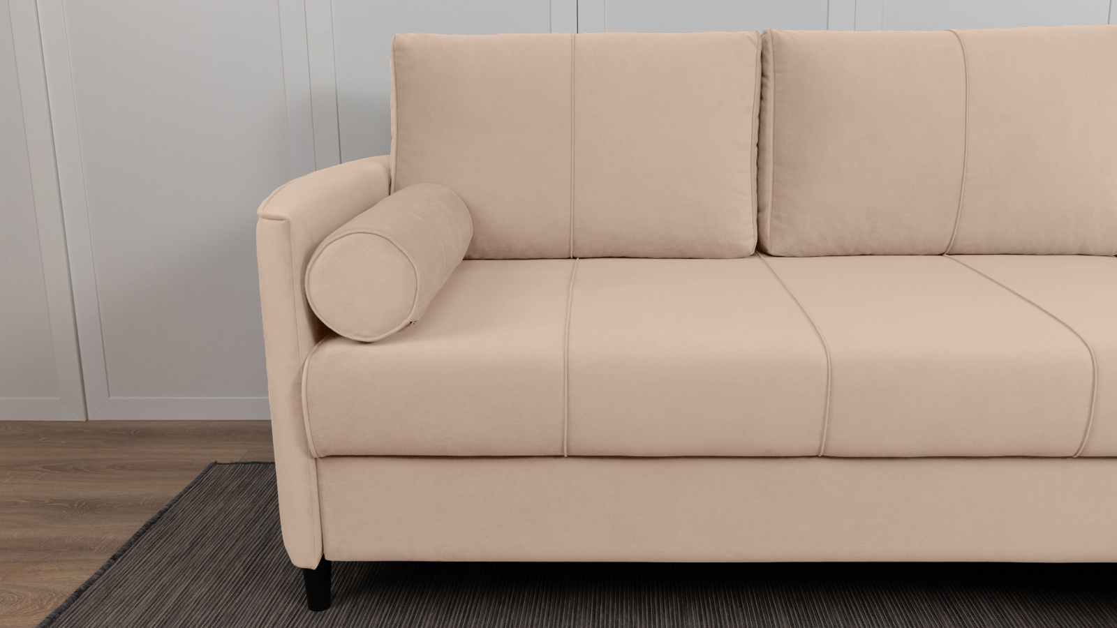 Диван Kvina New угловой, Тк. Dumont 02 142x228 — купить в Озерце
