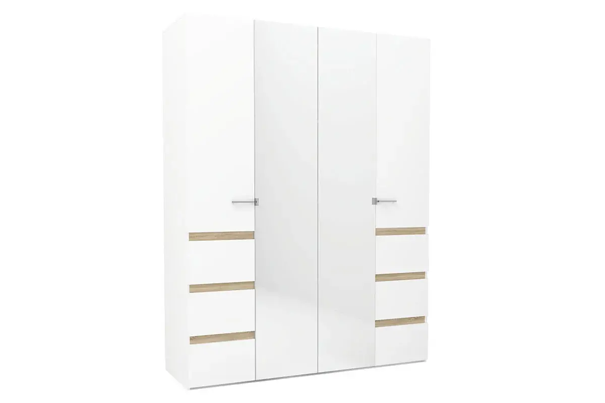 Спальня Анона 4 (Белый/Дуб Сонома) - купить в Озерце