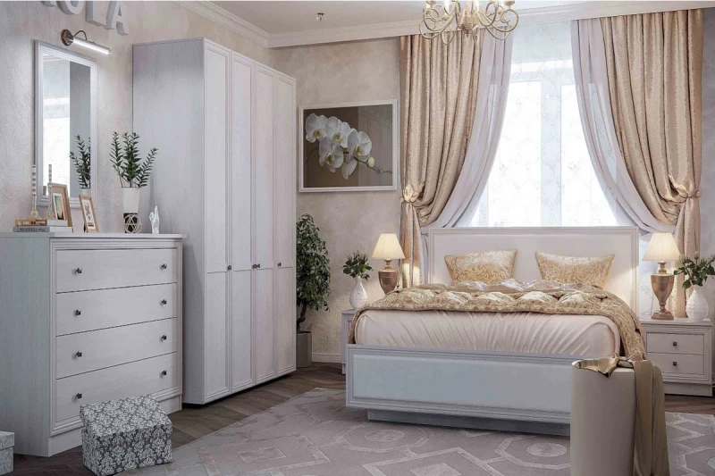 Спальня Paola №2 (Ясень Анкор Светлый) - купить в Озерце