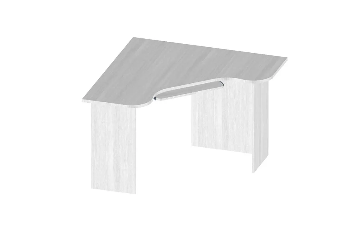 Детская Грейс композиция 6 (Снежный Ясень/Латте Матовый) — Мебель-центр Озерцо