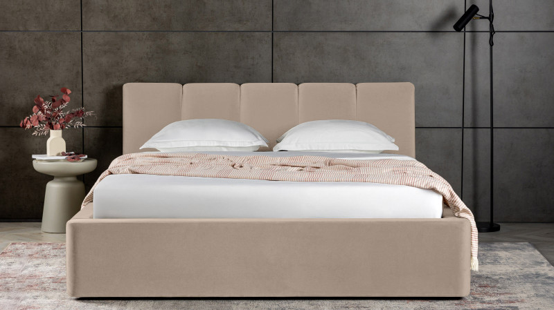 Кровать Niks Тк. Sky Velvet 03 120x200 - купить в Озерце