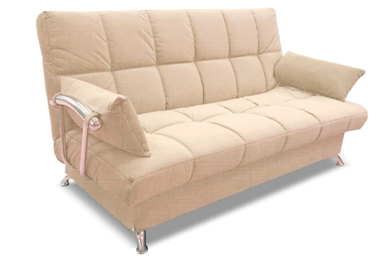 Диван-кровать Финка с хром. бок. "Регина-45.2" Dublin 04 Темно-бежевый — купить в Озерце