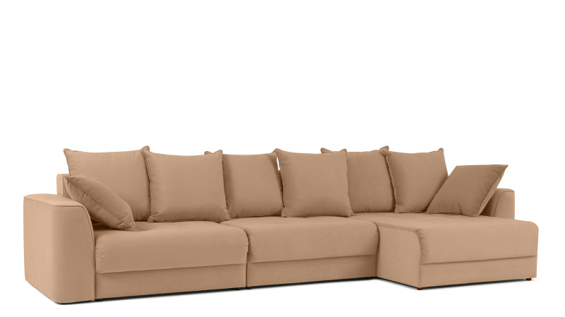 Диван угловой Monako New, Тк. Casanova Beige 156x356 — купить в Озерце