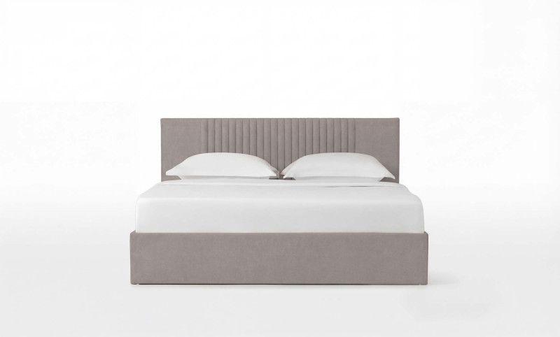 Кровать с подъемным механизмом Simple, ткань Casanova Grey, 90x200 - купить в Озерце
