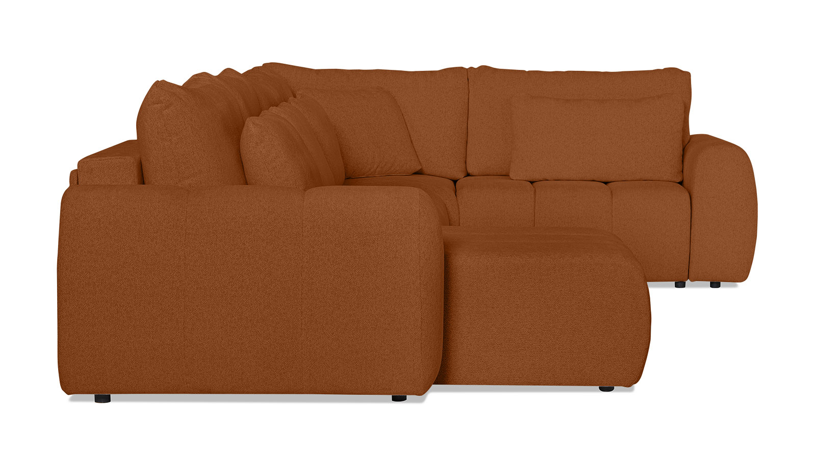 Диван -кровать П-образный Mellow-5 секц. ткань Raven 44 247x450 — купить в Озерце