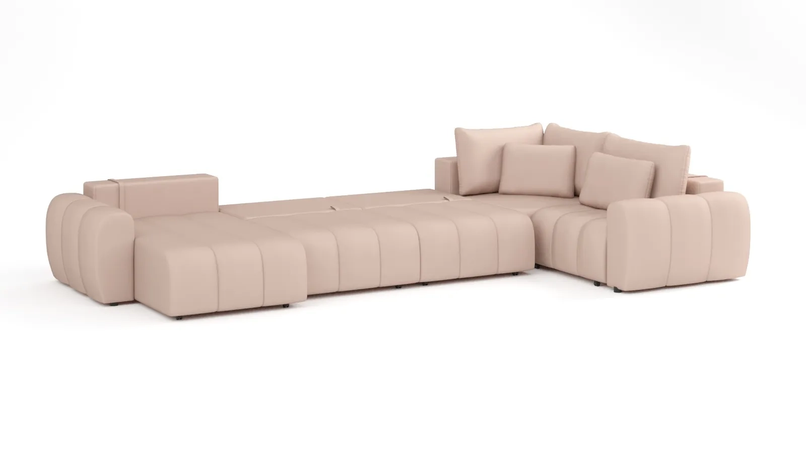 Диван -кровать П-образный Mellow-5 секц. ткань Velutto 04 247x450 — купить в Озерце