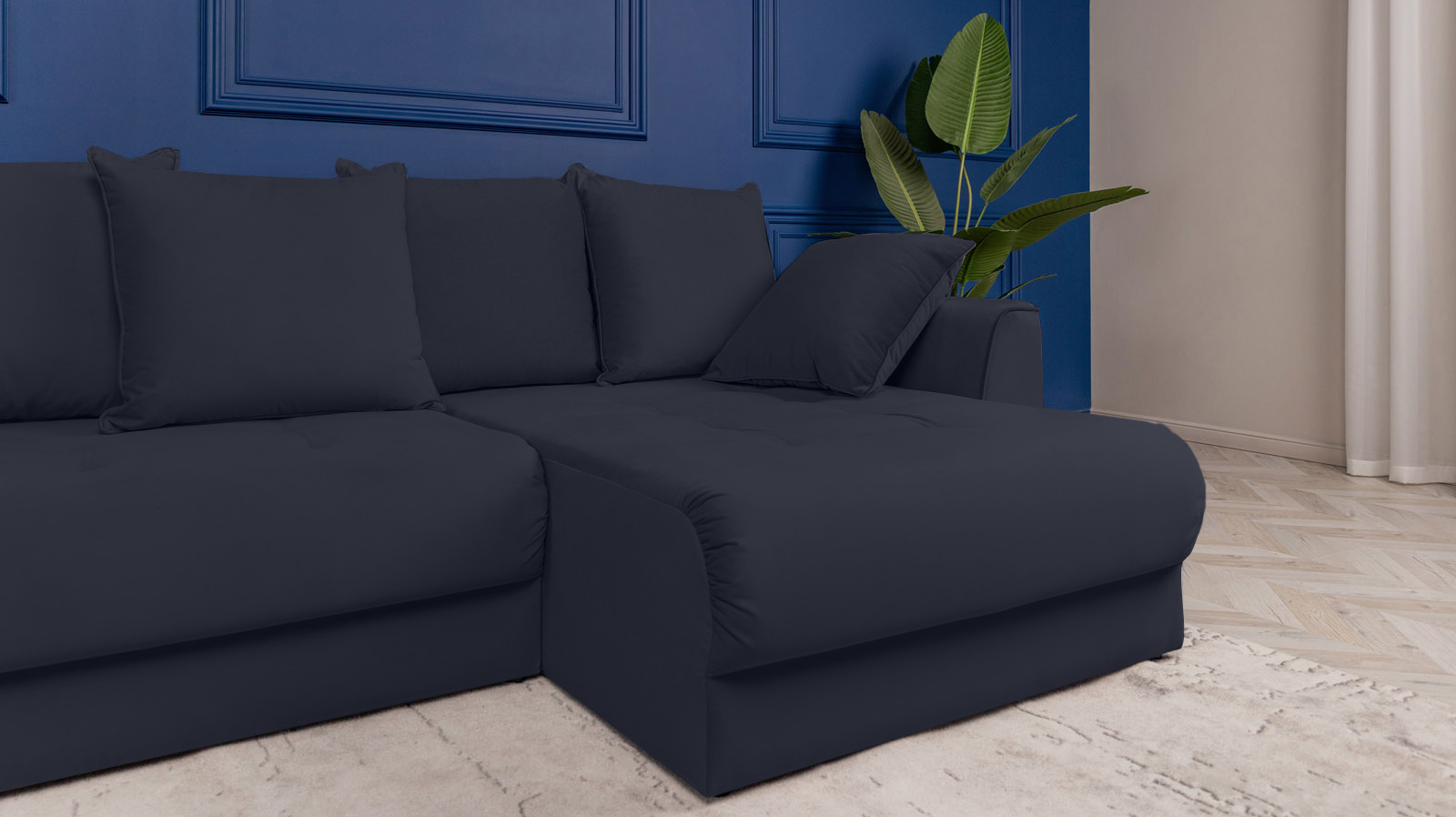 Диван угловой Monako New, Тк. Casanova Scandy 156x356 — купить в Озерце