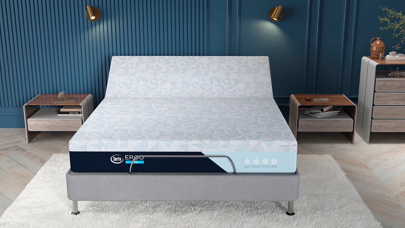 Анатомический матрас Serta Ergo Cool с опцией Smart 140x200 - купить в Озерце