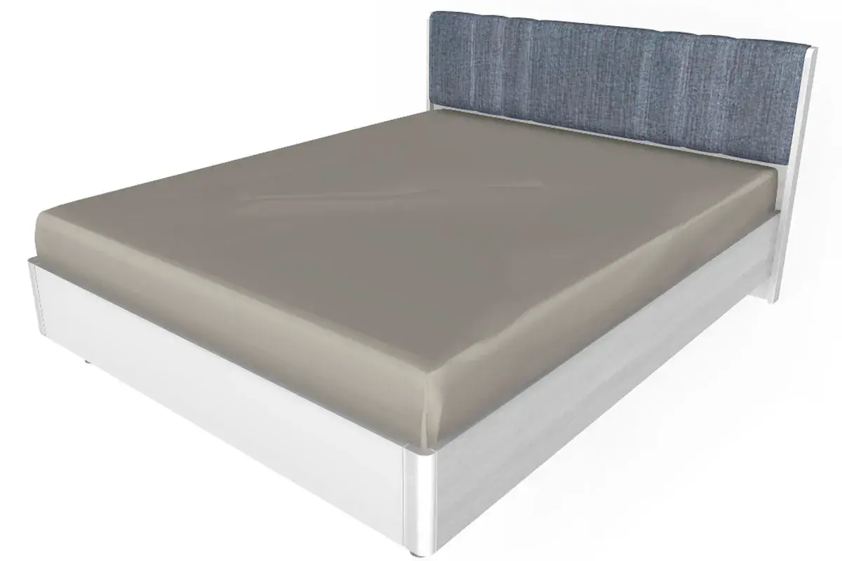 Спальня Грейс комплект 2 (Снежный Ясень/Белый Бриллиант Глянцевый) - купить в Озерце