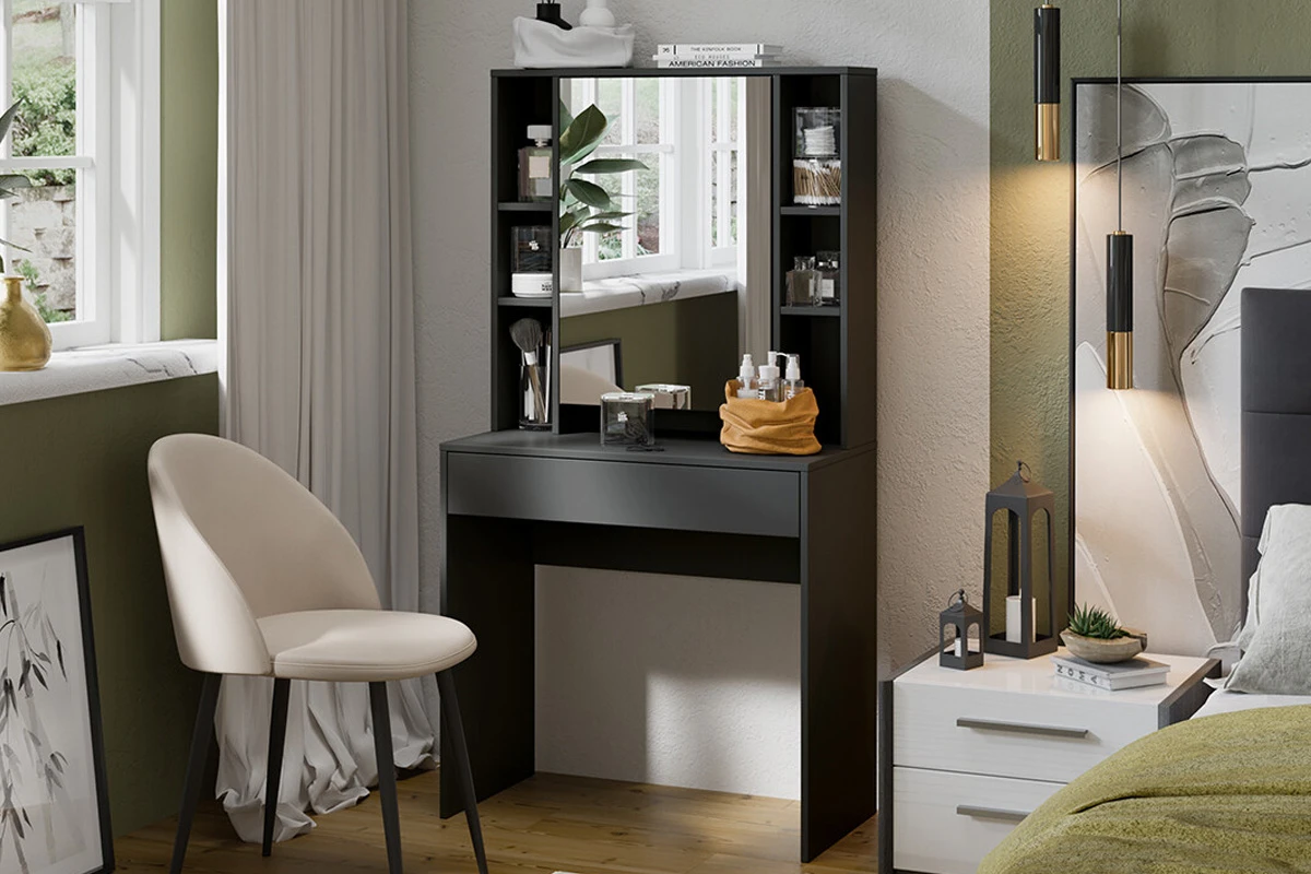Стол туалетный Салли (Антрацит) — Мебель-центр Озерцо