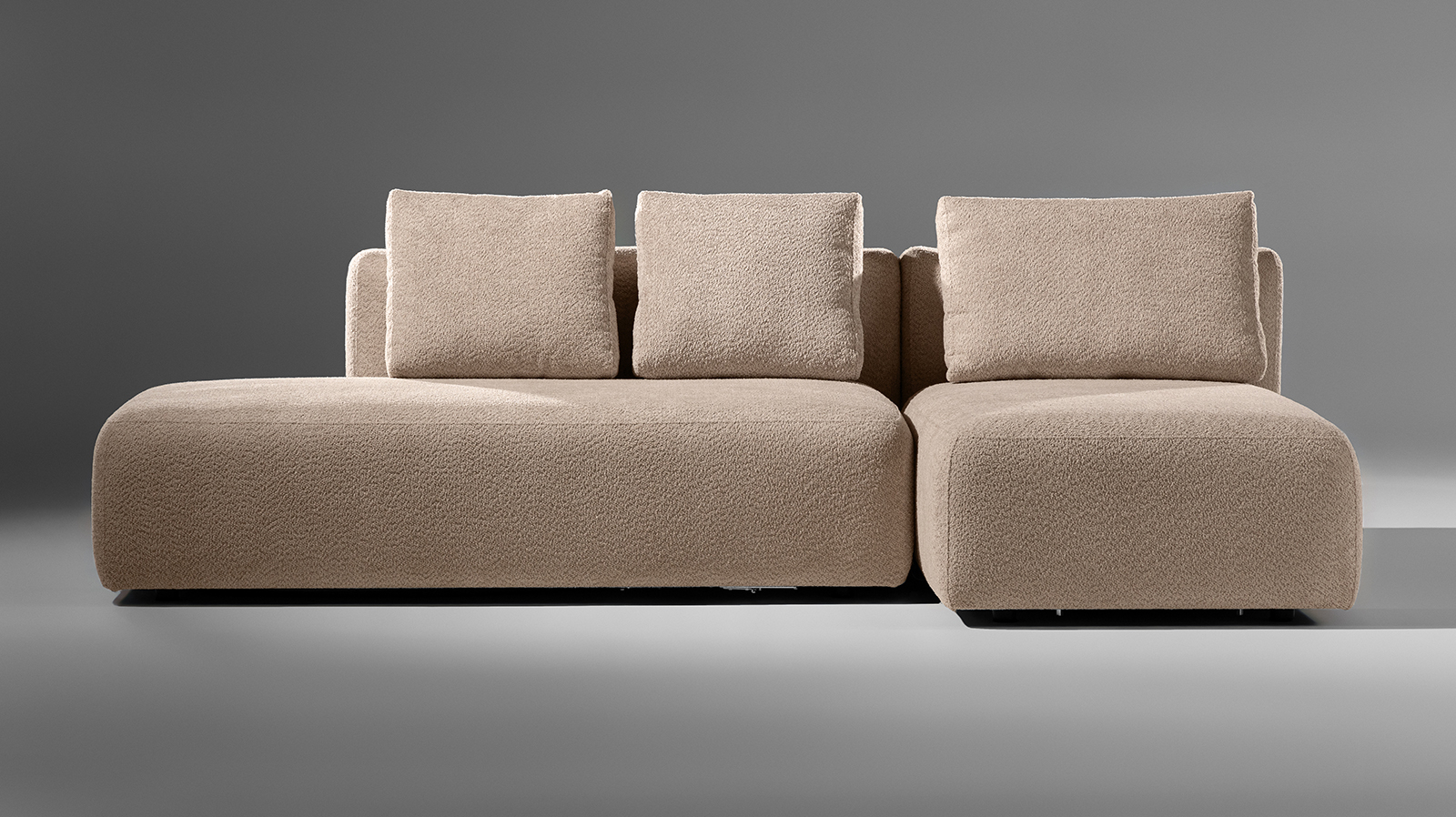 Диван модульный 2-секционный Molto 170+125 Тк. Soul 112 147x258 — купить в Озерце