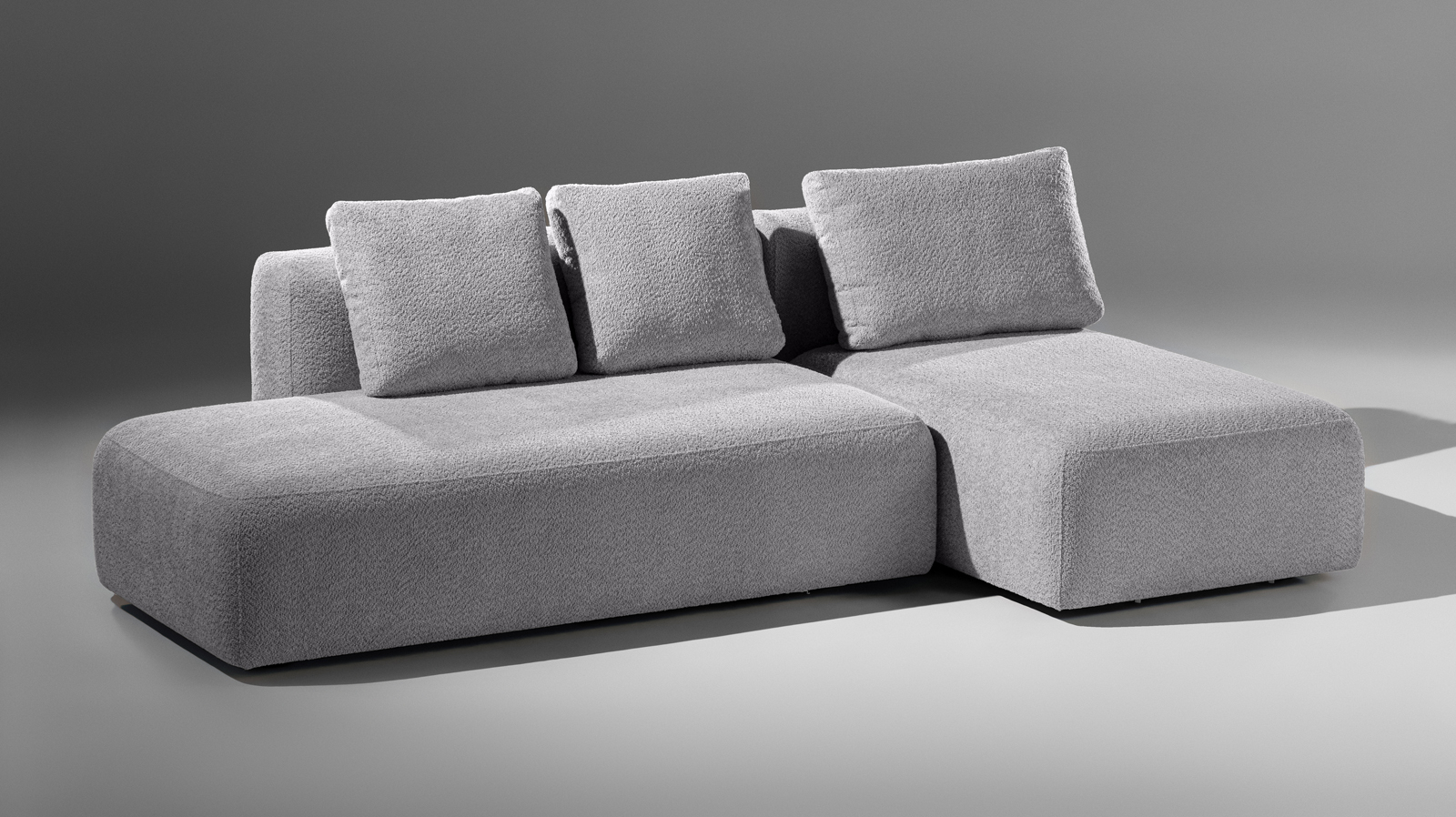 Диван модульный 2-секционный Molto 170+125 Тк. Soul 995 147x258 — купить в Озерце