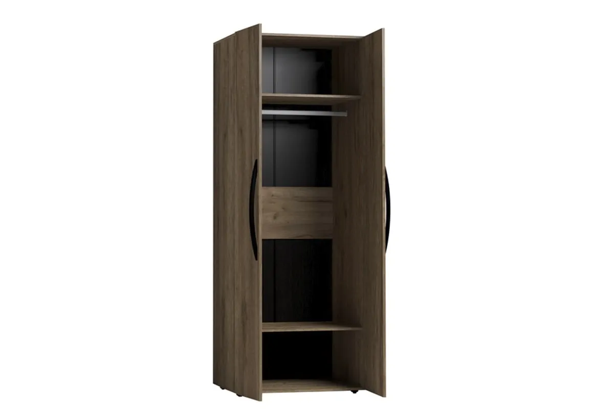 Шкаф для одежды Nature 54 Фасад Зеркало/Стандарт в мебель-центре Озерцо