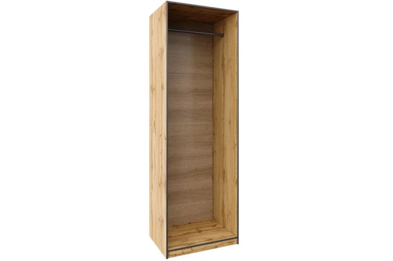 Корпус шкафа для гардеробной Квадро №2 (75х55.7) (Дуб вотан) — Мебель-центр Озерцо