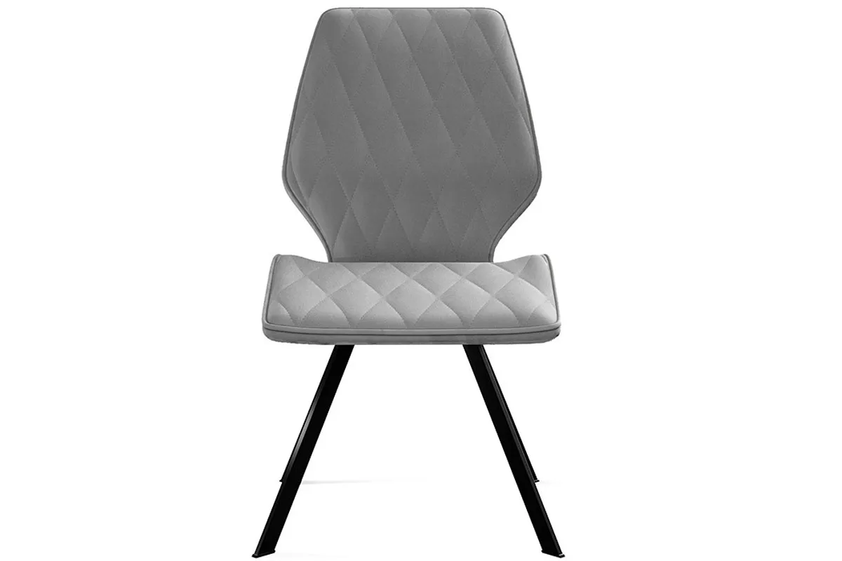 Стул Матэо (Черный муар/Микровелюр BRENDY Grey) - купить в Озерце